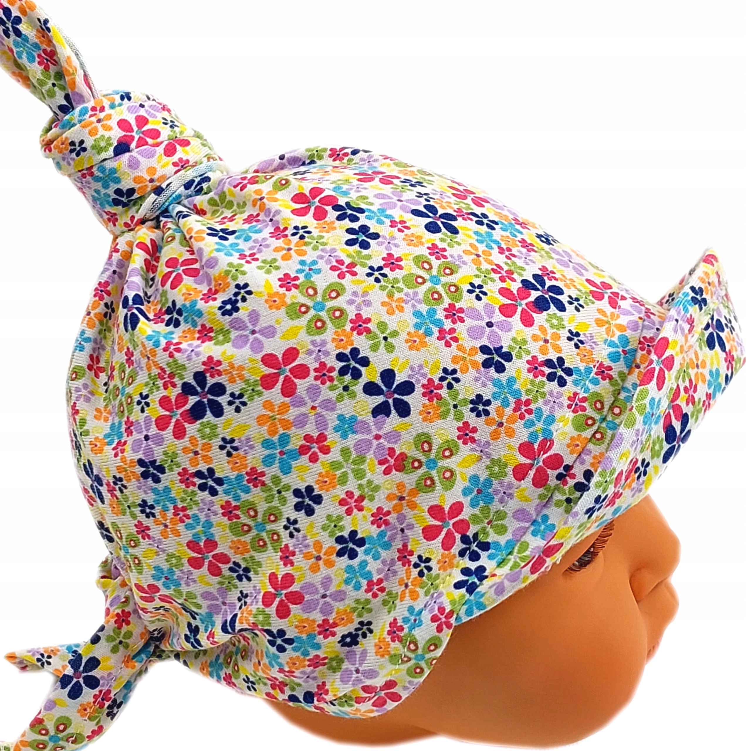 CHUSTKA Z DASZKIEM BANDAMKA OD SŁOŃCA NA LATO