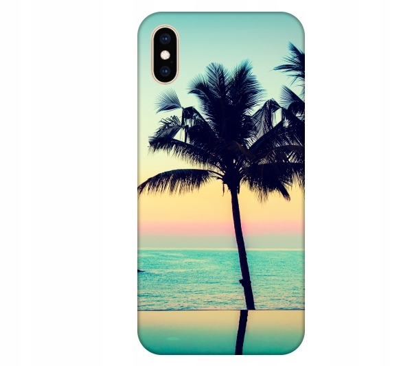 

Etui na telefon iPhone X / Xs Palmy plaza wakacje