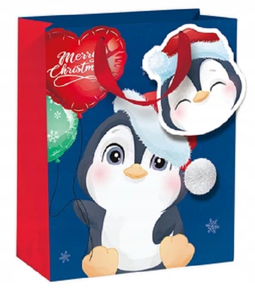 

Torebka Prezentowa Boże Narodzenie Pingwin