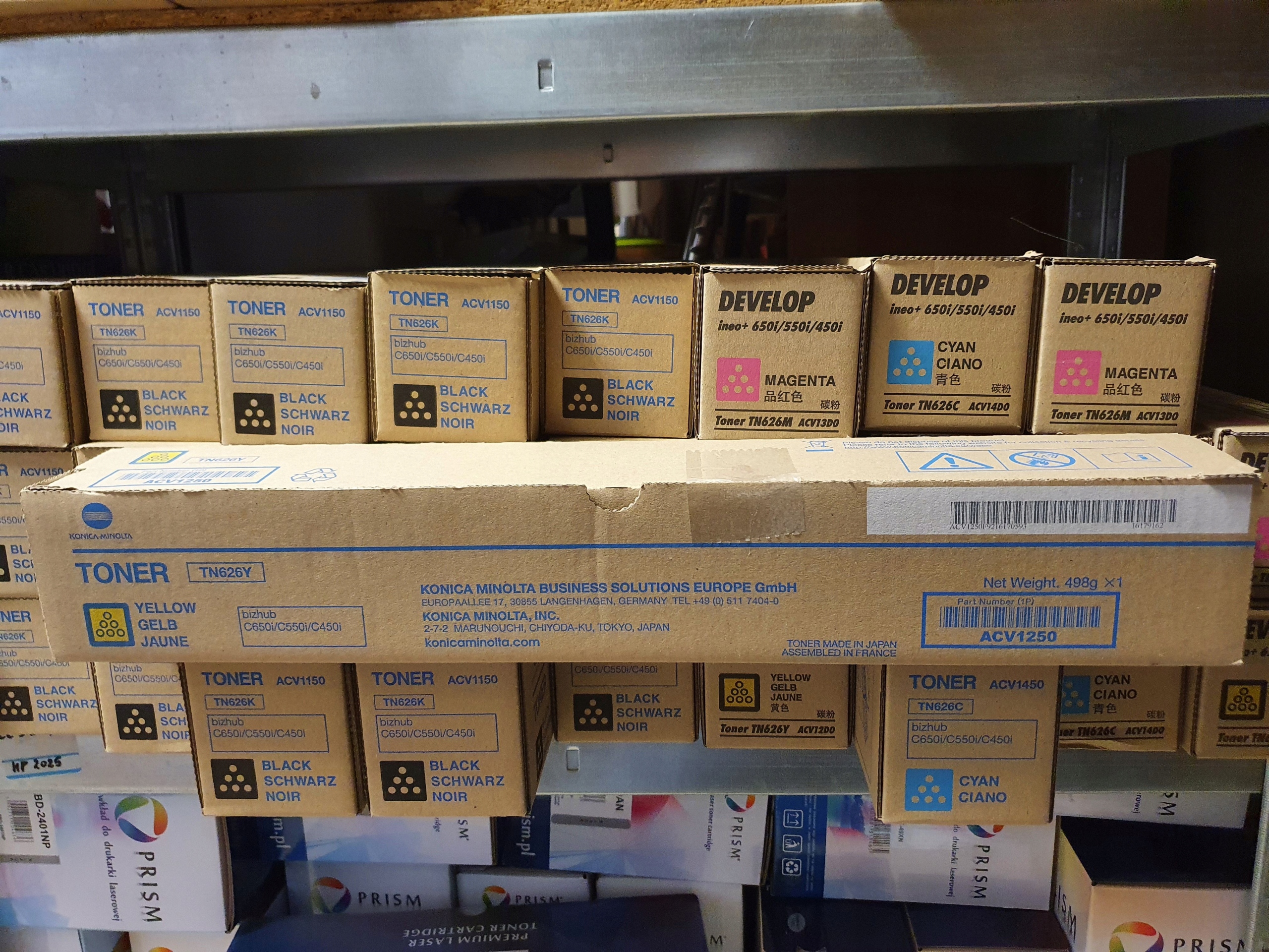 Toner Konica Minolta TN-626Y yellow oryginał EAN (GTIN) 4049816093154