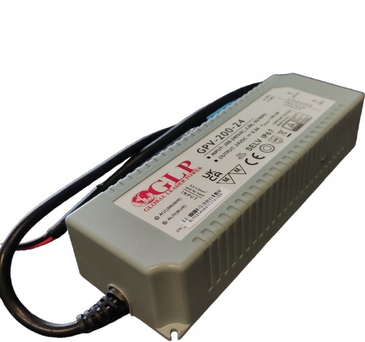 Led Napájací Zdroj IP67 24V 8,3A 200W Prémiový
