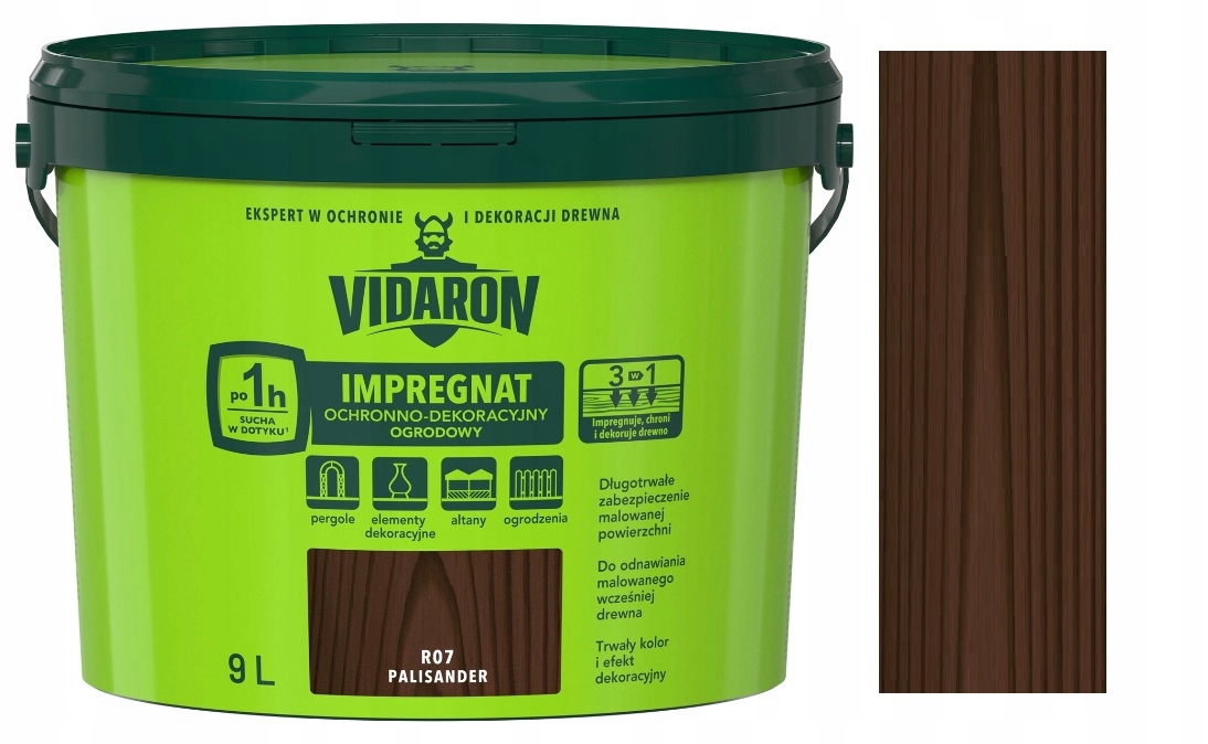 Vidaron Zahradní Impregnace 9 L R07 Palisandr