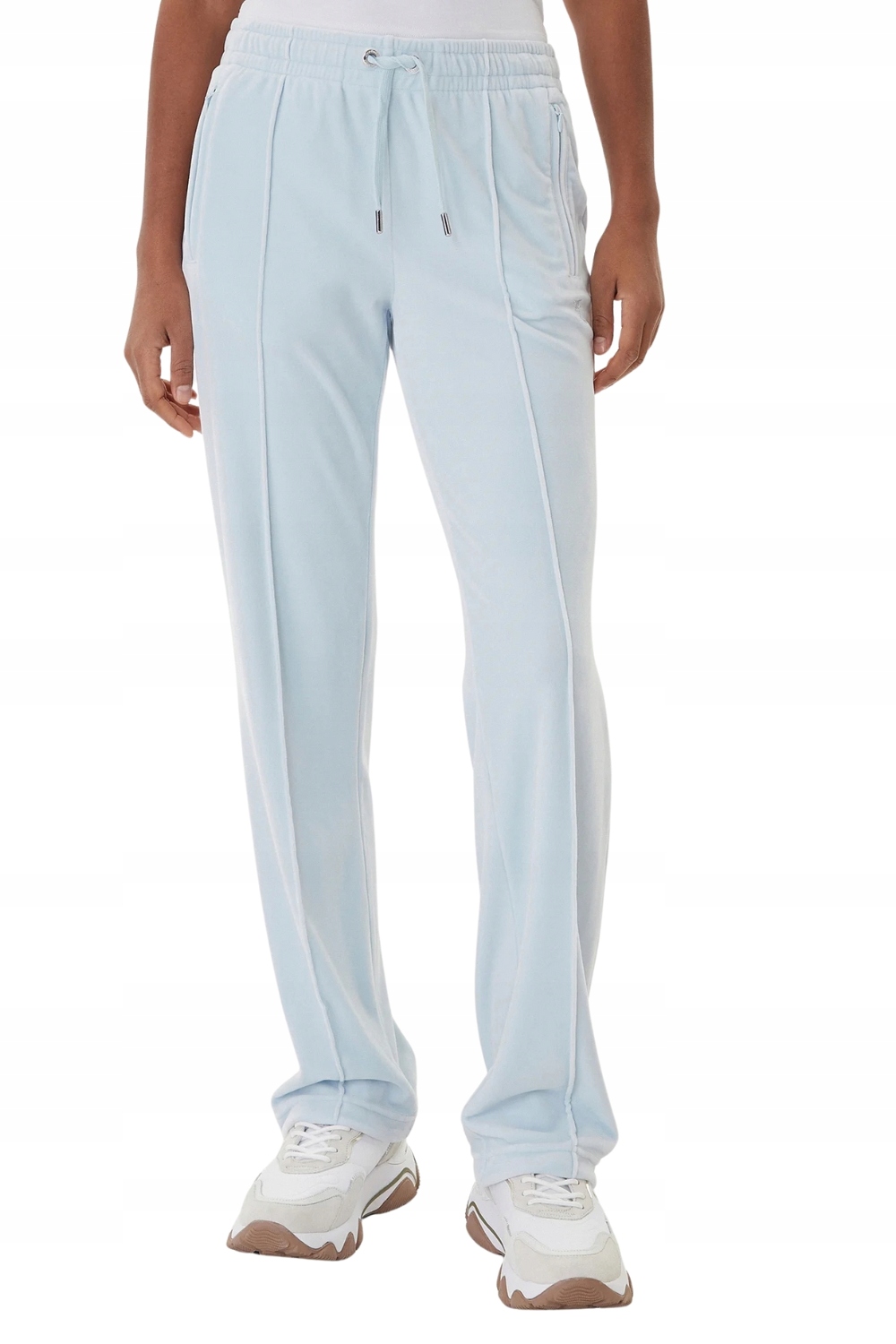 Juicy Couture Modré dámské tepláky s zirkony Tina Xs