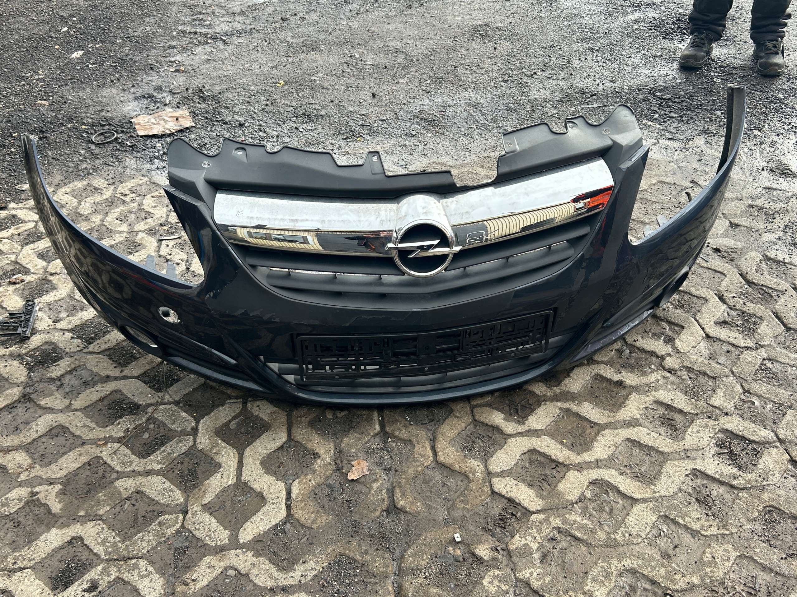 OPEL CORSA D bumper front front complete Z168