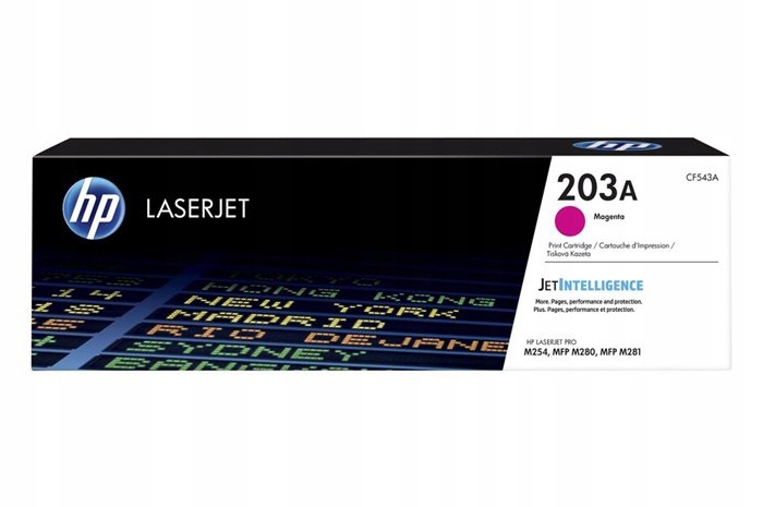 Originálny toner Magenta Hp Color LaserJet M254, Mfp M280, Mfp M281 (203A)