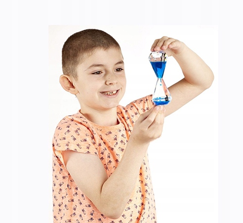 KLEPSYDRA w kształcie KLEJNOTU pingwinki NIEBIESKA Kolor wielokolorowy