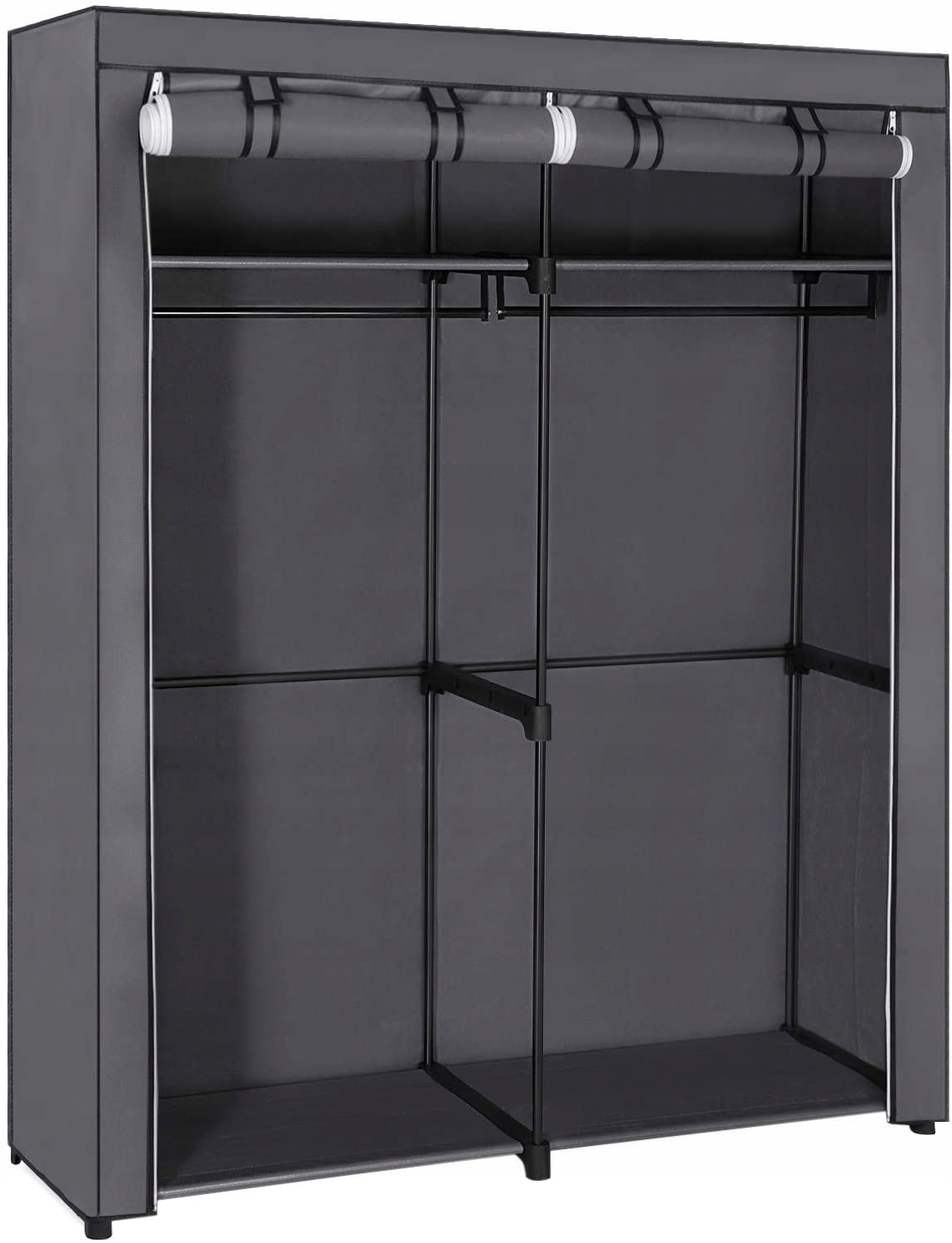 

Garderoba materiałowa szafa tekstylna czarna 174cm