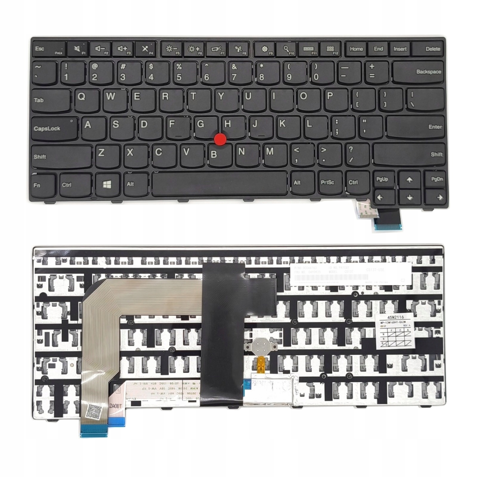 Klawiatura do Lenovo Thinkpad T460S T470S Us Qwerty Czarna Nowa