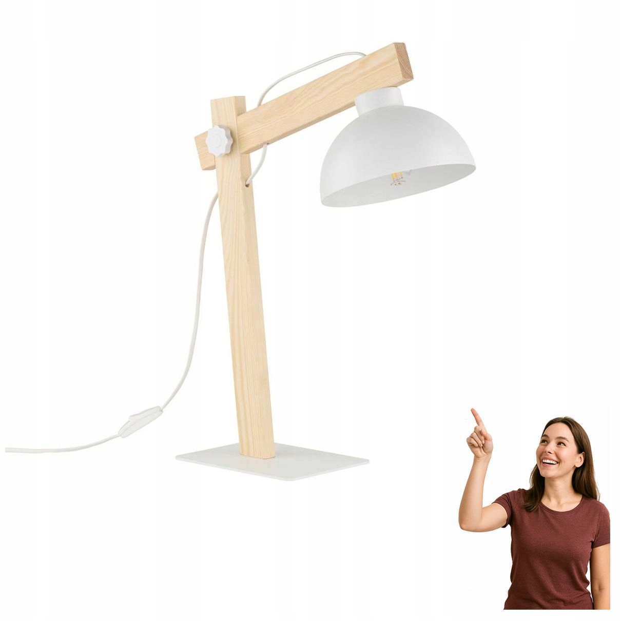 Stolová lampa na výložníku Oslo 5347 Tk Lighting