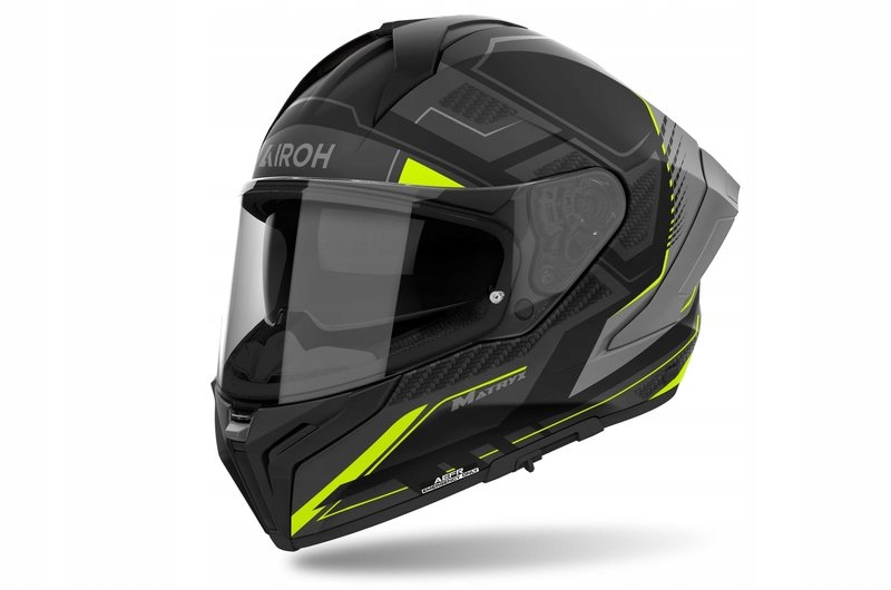 Integrálna Motocyklová Prilba Airoh Matryx Rocket Yellow Matt XL