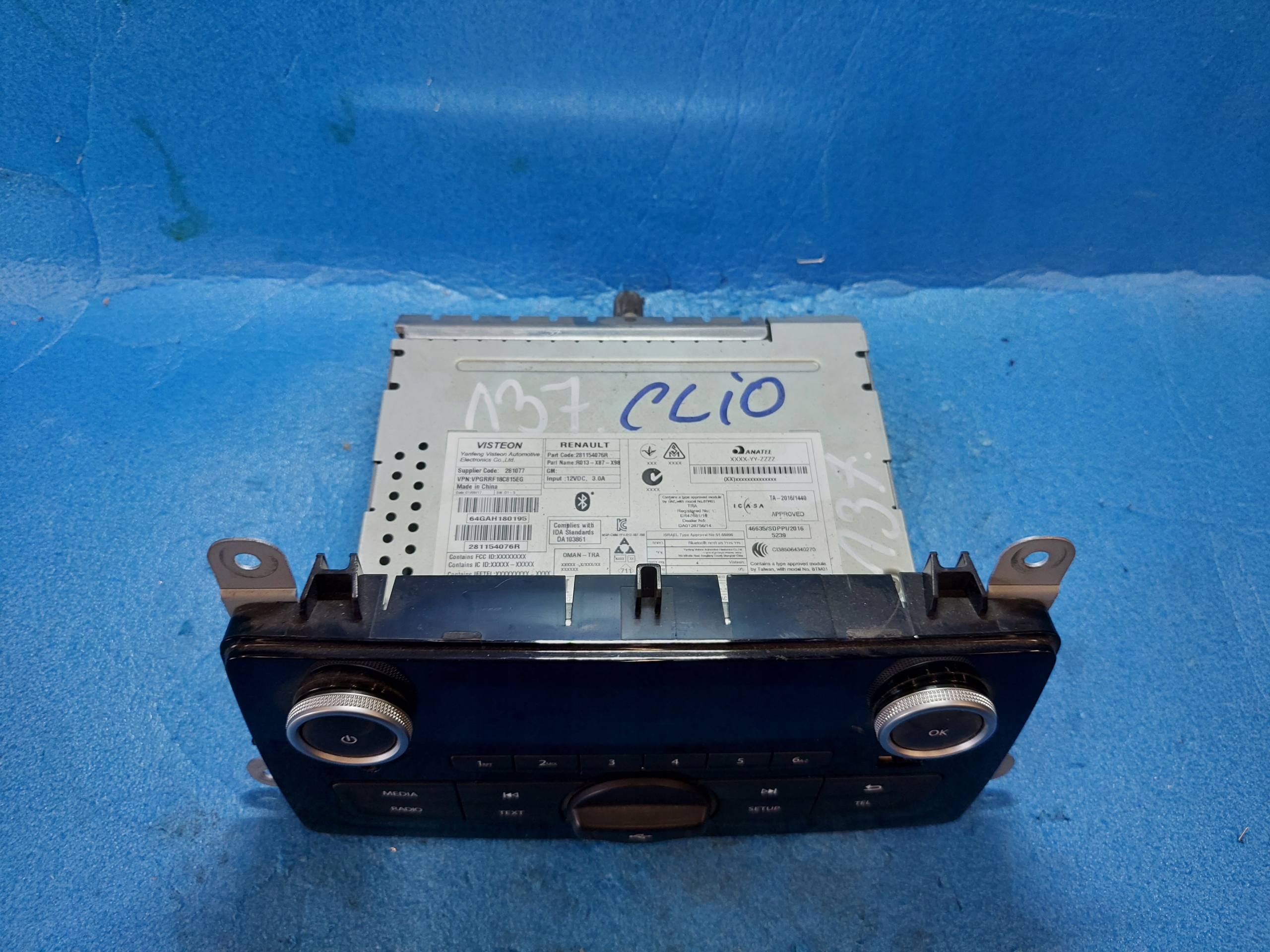 RADIO EKRAN CLIO IV 281077