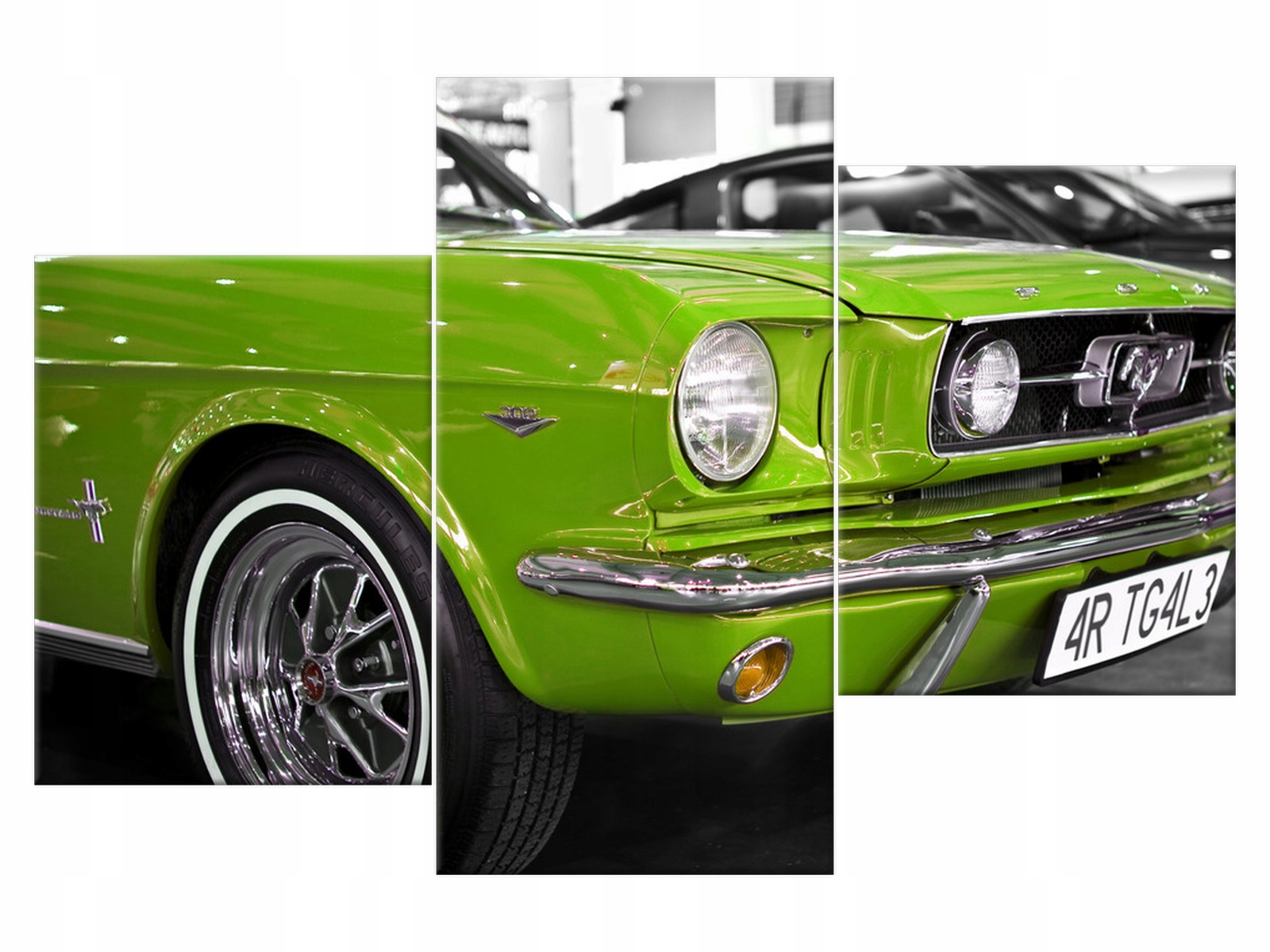 

Obraz Limonkowy Mustang 90x60 Motoryzacja 773A_3K