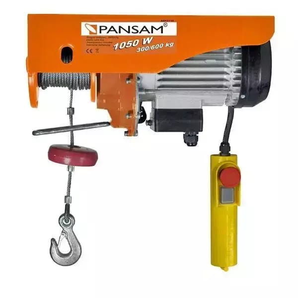 Elektrický navijak 300/600 kg 1050 W Auto. bezpečnostný spínač Dedra