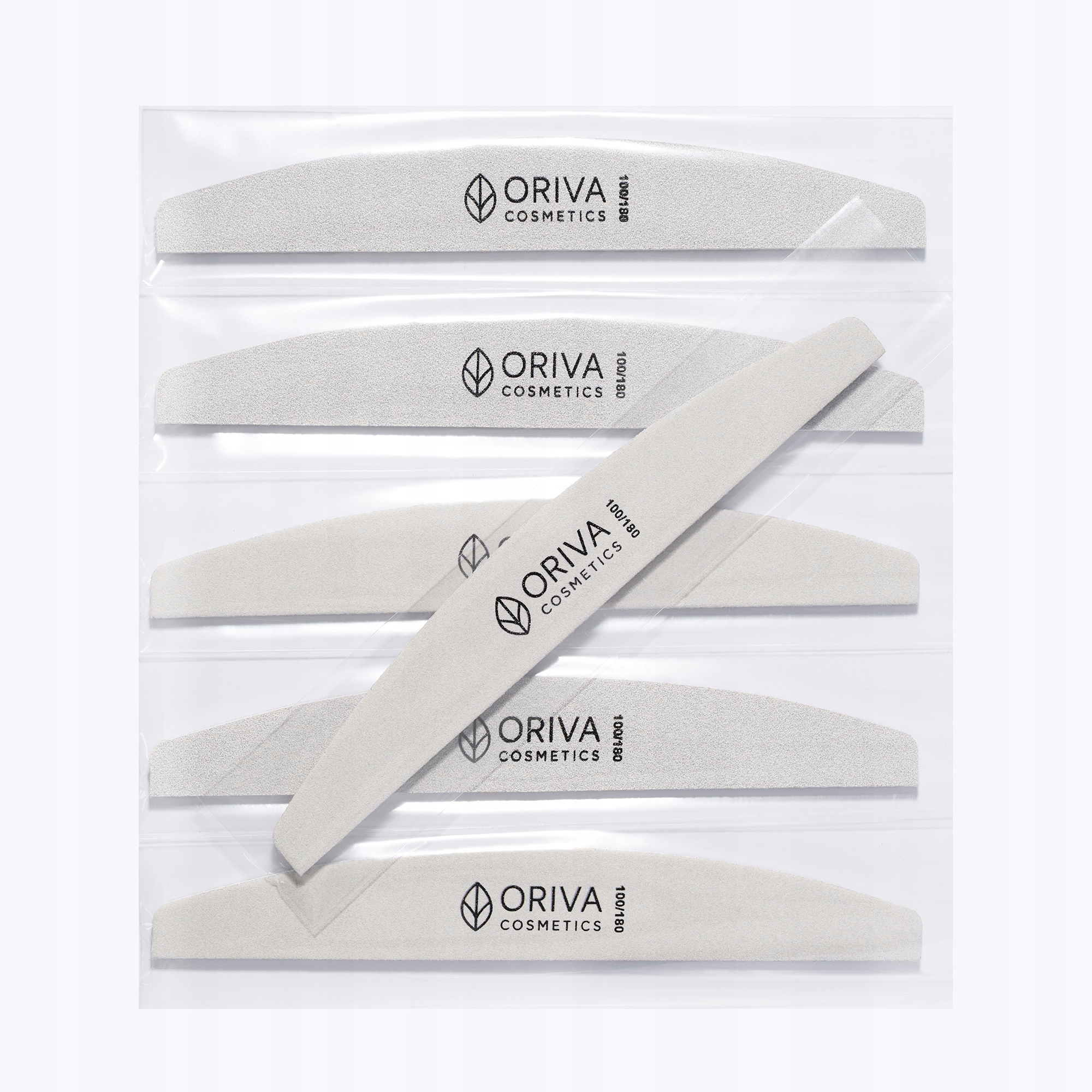 Sada 100 ks pilníků Oriva půlměsíc (loďka) Slim 100/180 Fólie