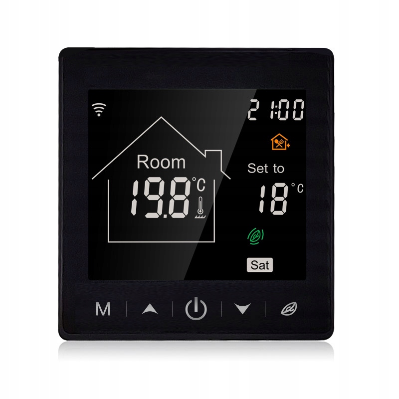

Termostat Pokojowy Wifi Cyfrowy Regulator LCD 16A