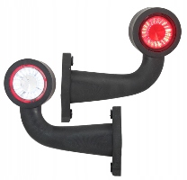 LAMPA OBRYSOWA LED OBRYSÓWKA ROGOWA BIAŁO CZERWONA Typ samochodu 4x4/SUV Autobusy Niezdefiniowany Samochody ciężarowe Samochody dostawcze Samochody kempingowe Samochody osobowe