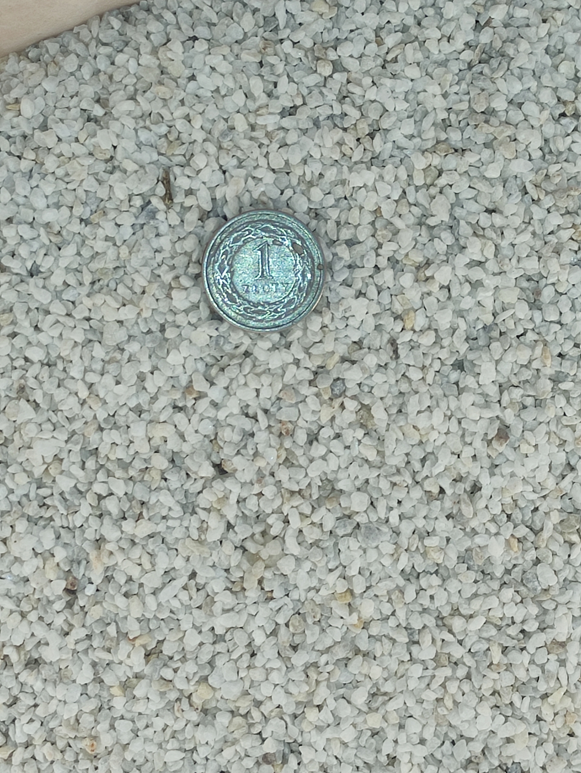 Les v pohári biely piesok dolomit mramor GRYS 1-2,5 mm 5 kg Druh Záhradný štrk