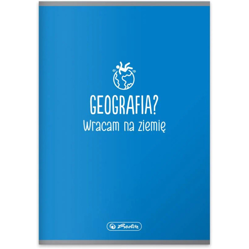 

Zeszyty szkolne A5 60k w kratkę Geografia Herlitz