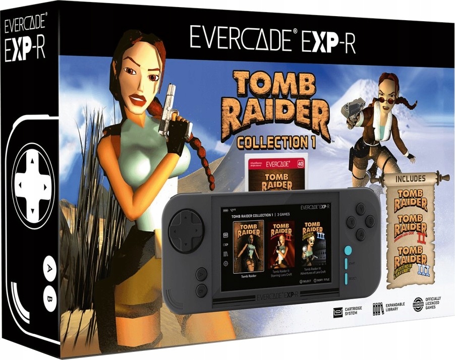 Konsola Evercade Exp-r Zestaw gier #40 Tomb Raider Col. 1