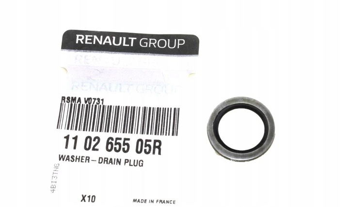 USZCZELKA PODKŁADKA KORKA MISKI OLEJU 110265505R OEM RENAULT