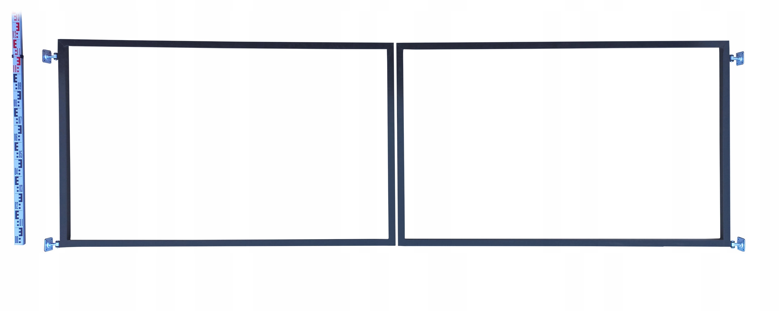 Brána Rama pro štafle a panely 120 cm grafit antracit RAL7016 štafle