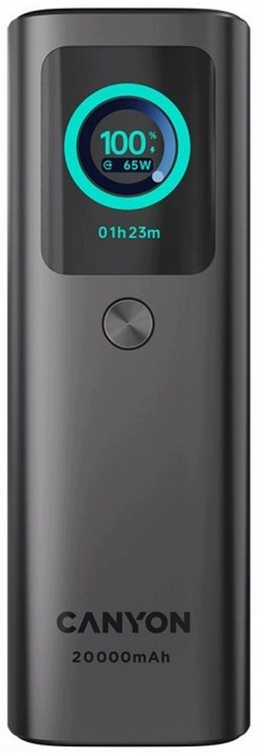 CANYON Built-in cable power bank OnPower 265 20000mAh 165W   Aluminium Dark grey — 6