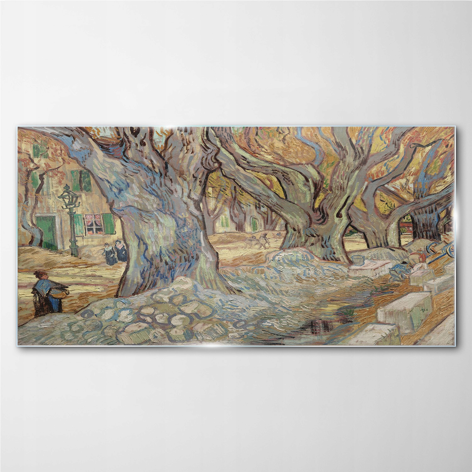 

Foto-obraz na szkle Road menders Van Gogh 140x70