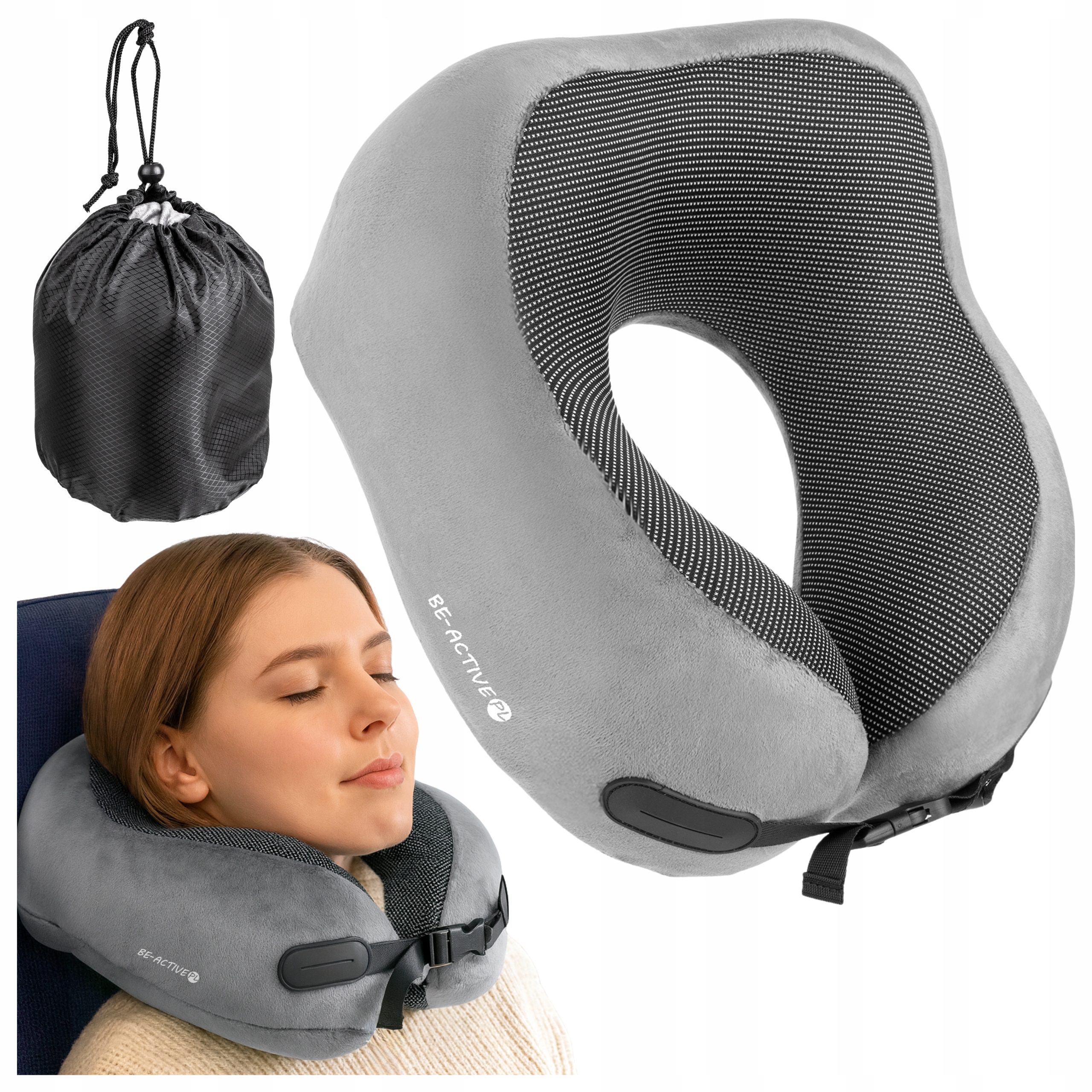 ПОДУШКА ДЛЯ ШЕИ ROGAL ДЛЯ ПУТЕШЕСТВИЙ С ЭФФЕКТОМ ПАМЯТИ