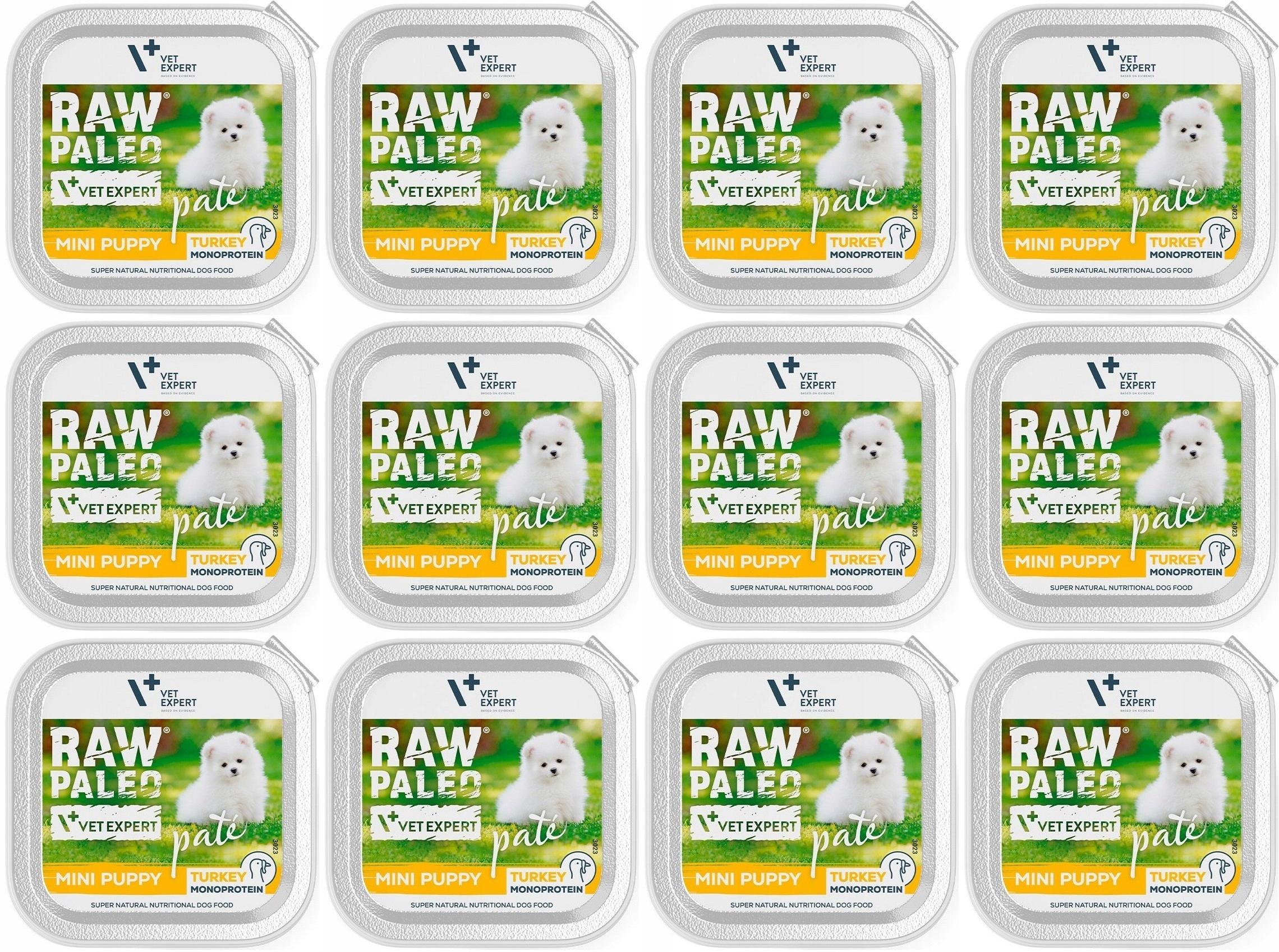 Levně VetExpert Raw Paleo Pate Mini Puppy Krůtí 12x150g
