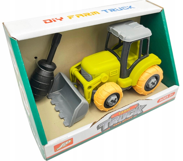 TRAKTOR SPYCHACZ DO ROZKRĘCANIA + ŚRUBOKRĘT