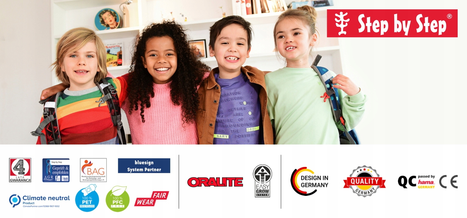 STEP BY STEP Torba sportowa szkolna DARK CAT CHIKO + organizer GRATIS Bohater / Bajka brak