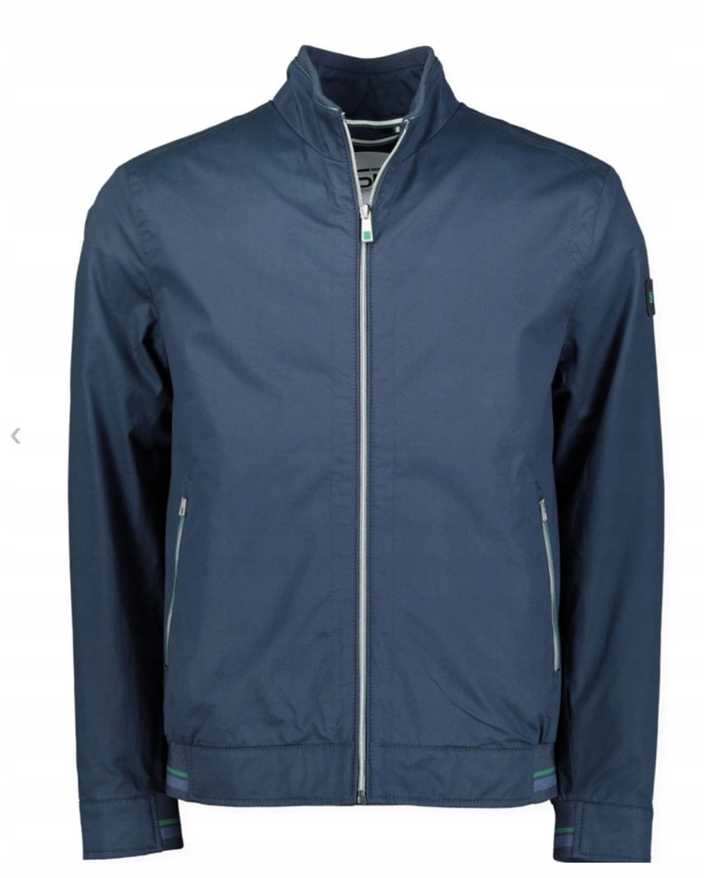 S4 Bavlněná Bunda Jarní Bunda Velké Velikosti, Modrá, 6XL