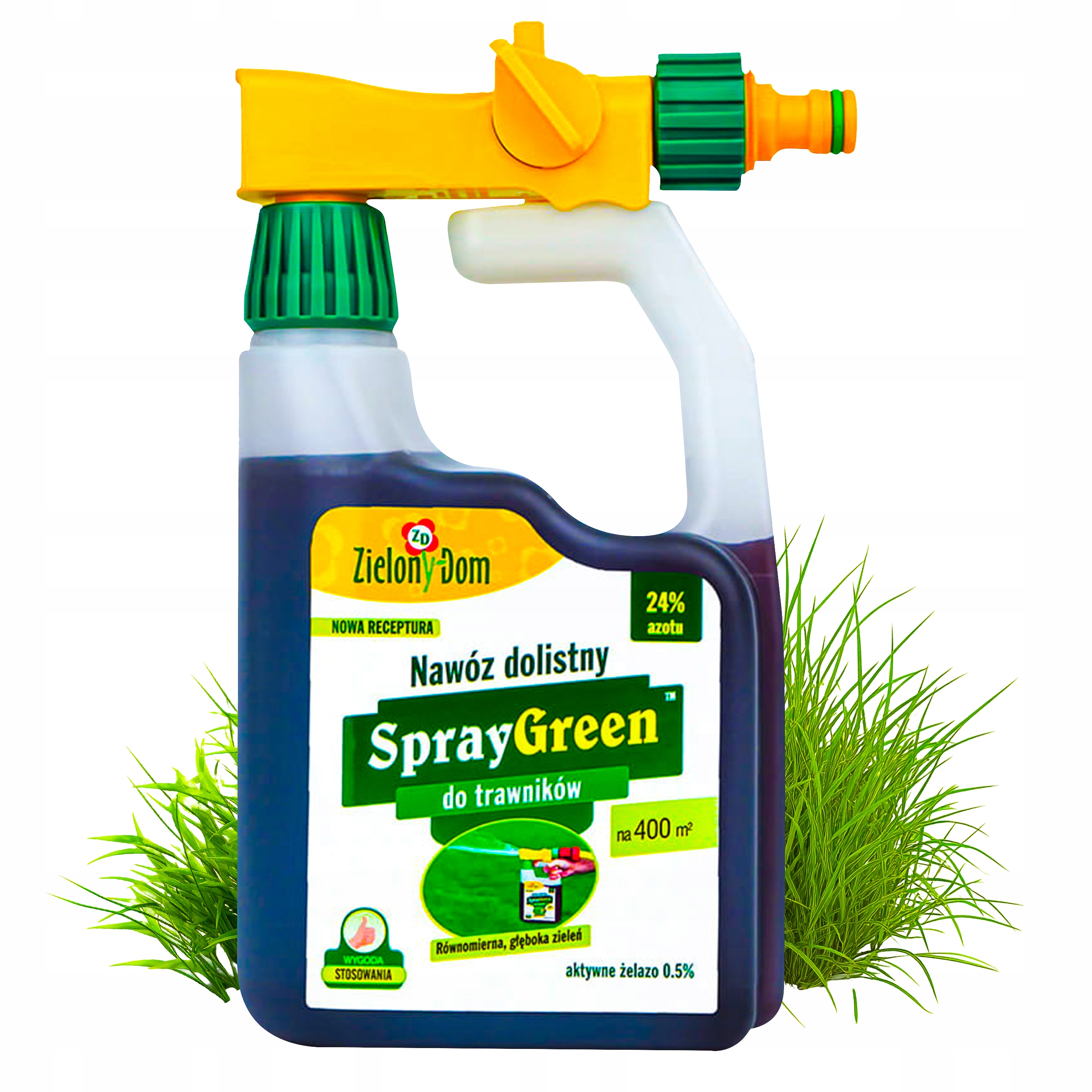 Zielony Dom Listové Hnojivo Pro Trávníky Sprej Green 950 ML Hotový Sprej