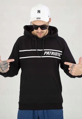 Mikina Patriotic S Kapucí New Collage Line černá