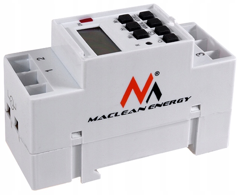 TIMER PROGRAMATOR CZASOWY NA SZYNĘ DIN TYGODNIOWY Rodzaj programator czasowy