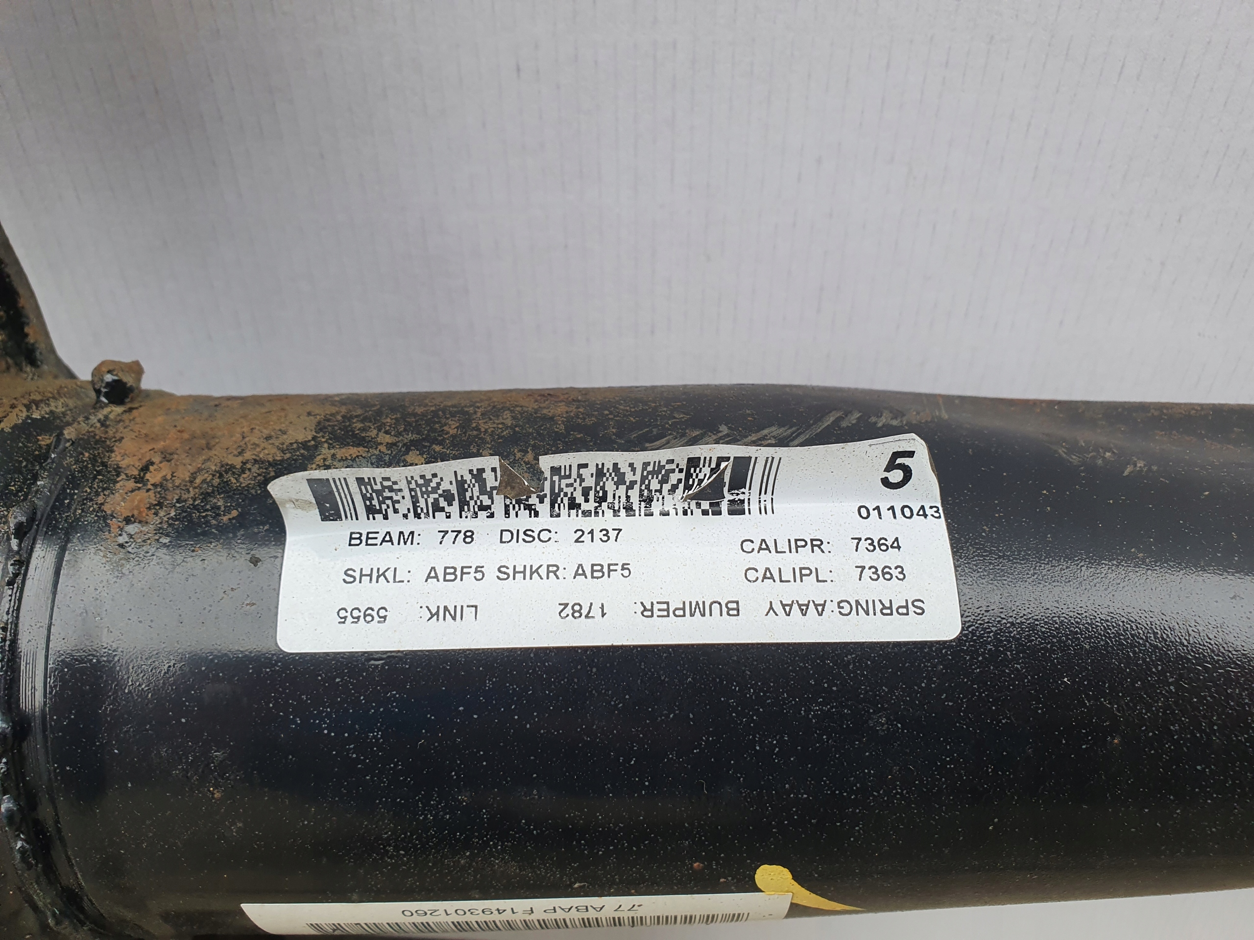 OPEL ASTRA J HB KOMBI axis rear suspension beam