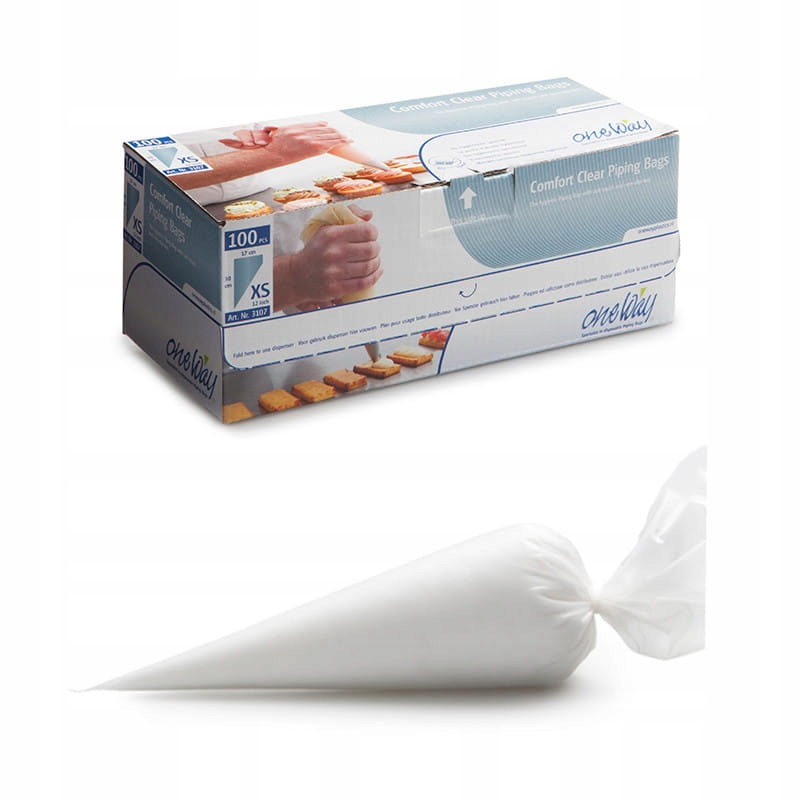 Levně Rukávy sáčky sáčky na zdobení silné 30 cm role 100 kusů sáčků