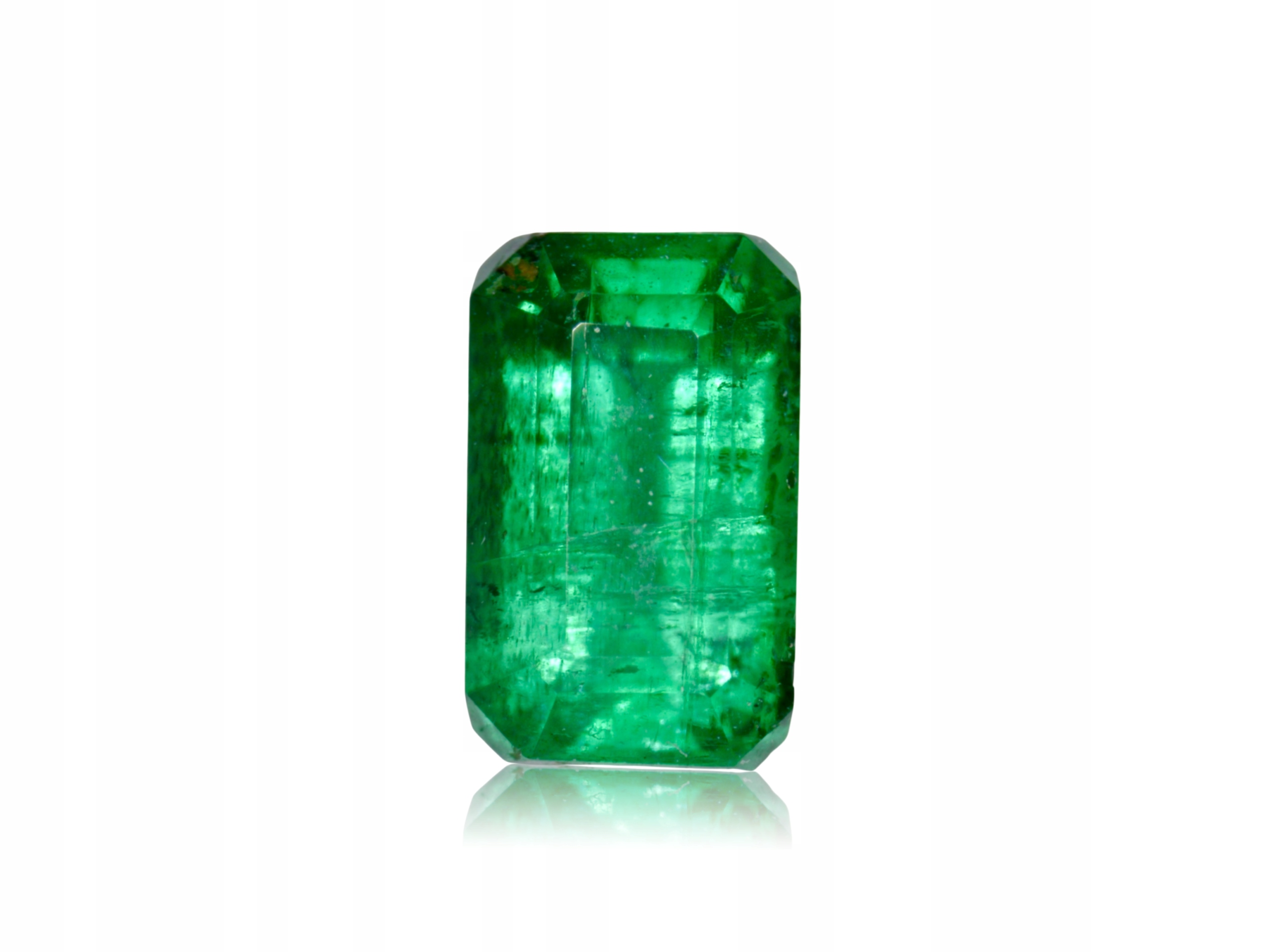 Přírodní Smaragd 0.40 ct Osmiúhelník Zambia certifikát Wbd