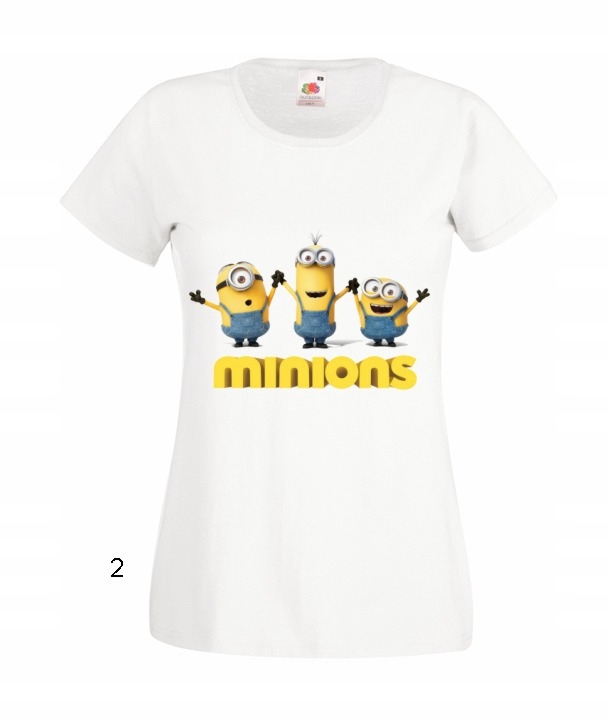 

Koszulki Minionki Stuart Bob Księżyc Banany wzory