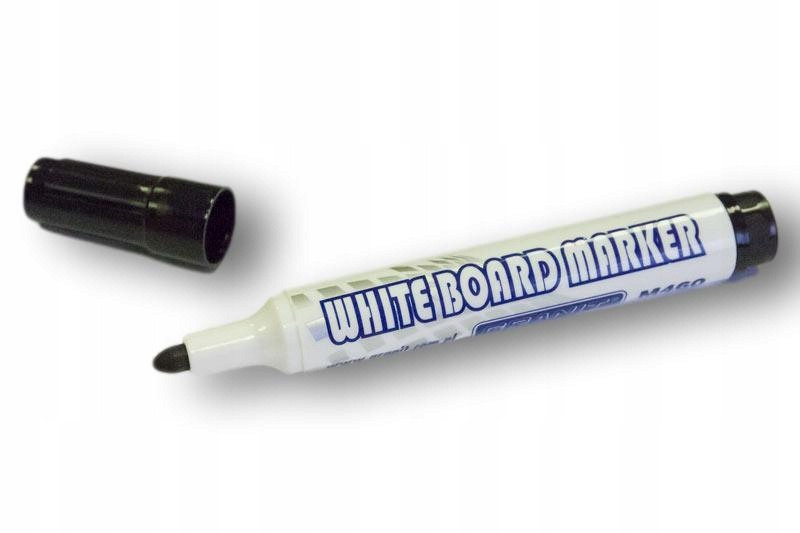 

Czarny marker suchościeralny do planerów i tablic