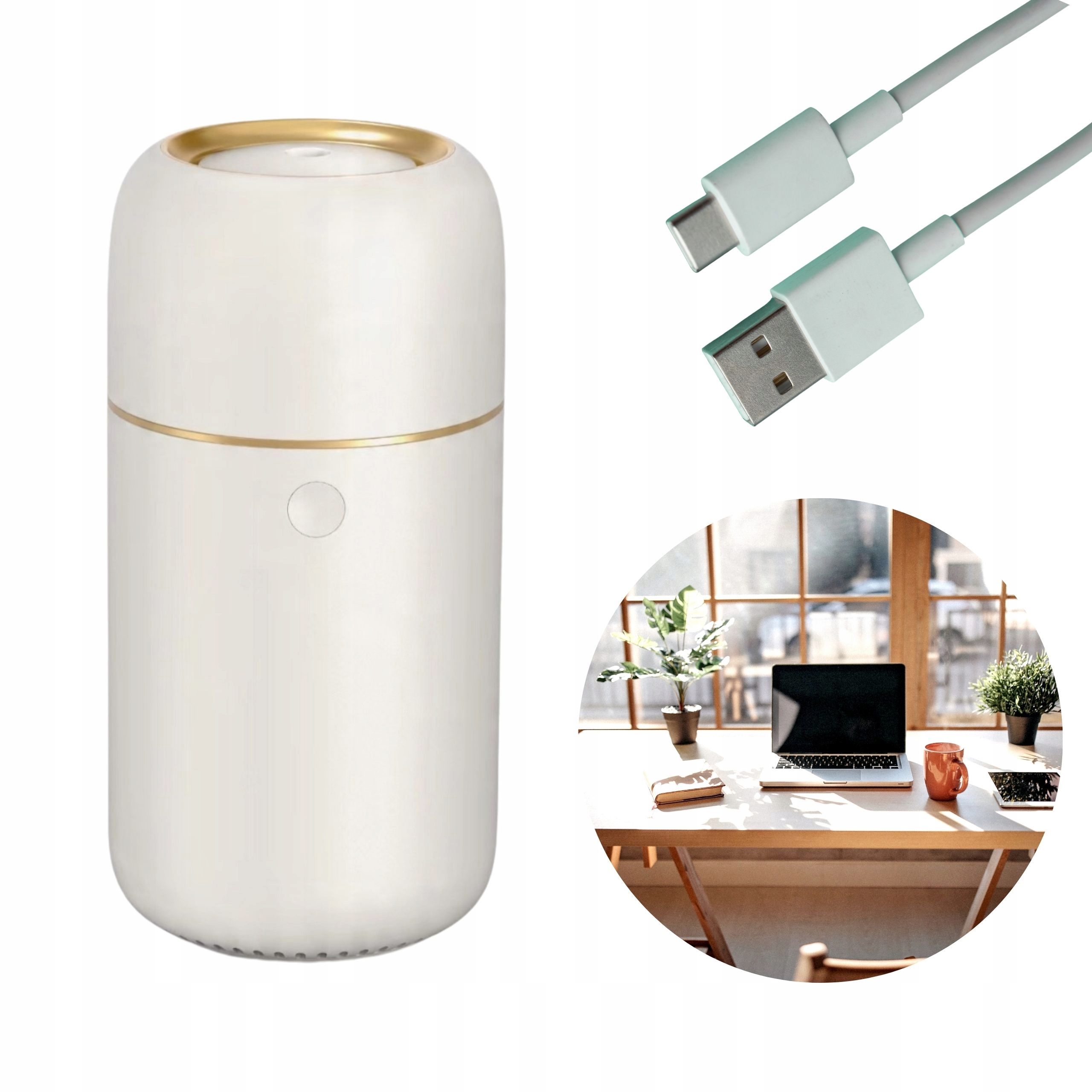 Přenosný difuzér aroma difuzér pro aromaterapeutické oleje Usb