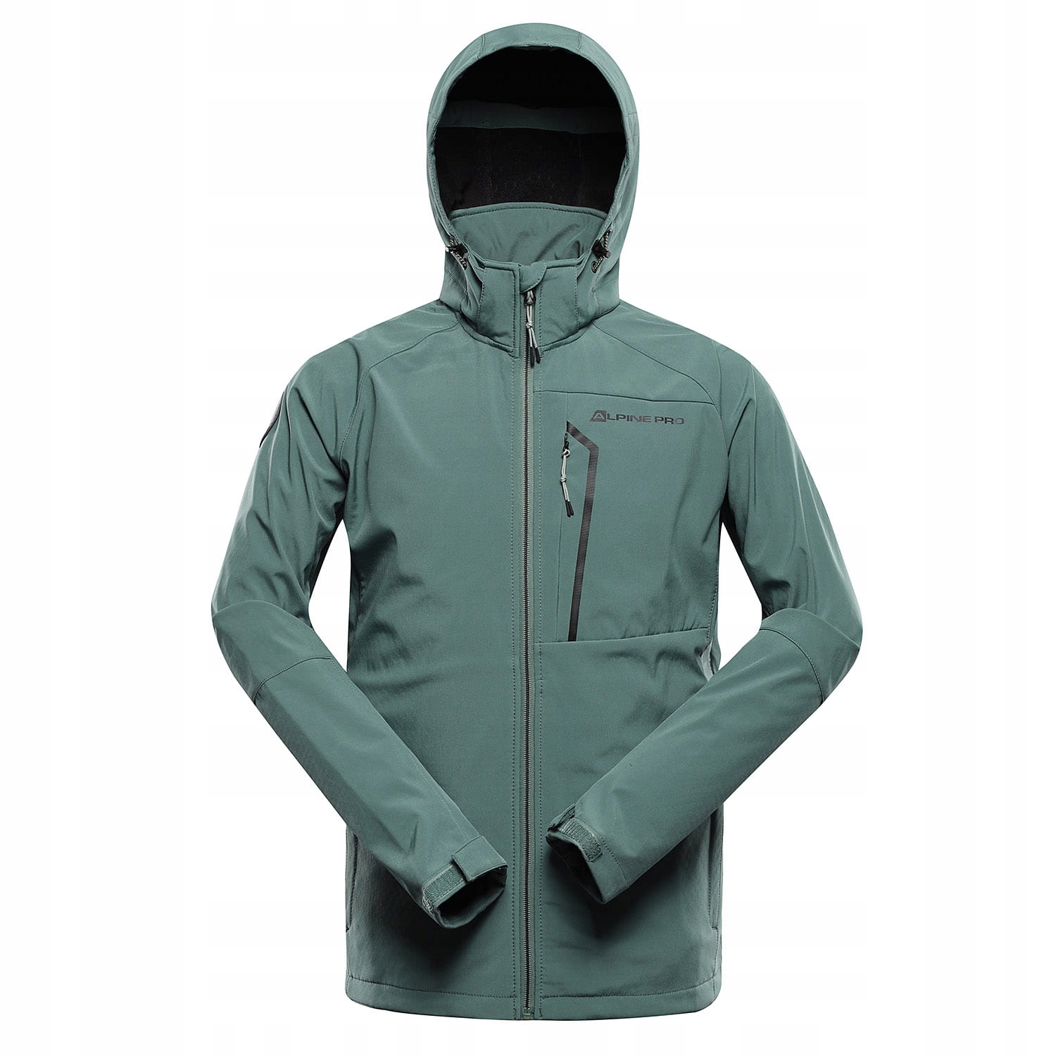 Alpine Pro Kurtka trekkingowa męska softshell 8000 Hoor zielony r.XXL