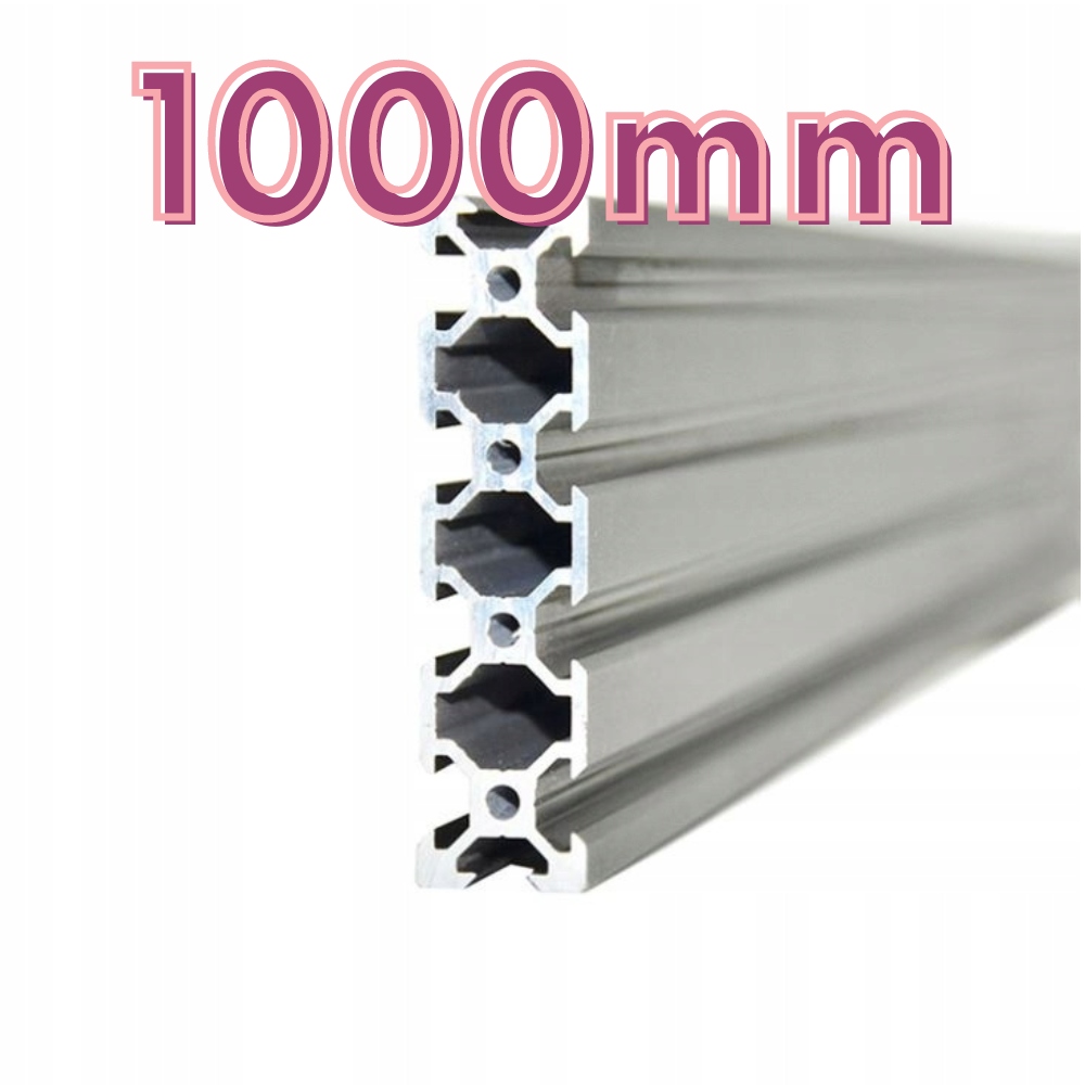 Hliníkový profil V-Slot 20x80x1000 mm (stříbrný)