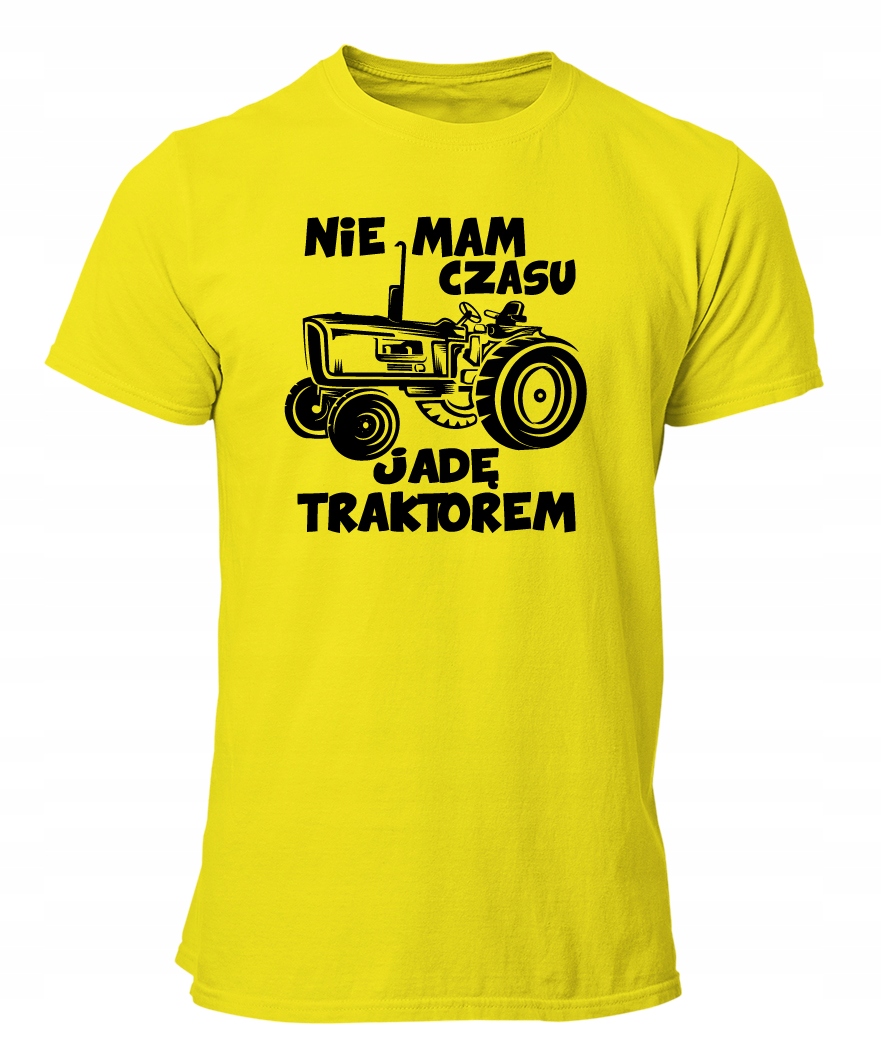 

Koszulka męska Nie Mam Czasu Jadę Traktorem - M