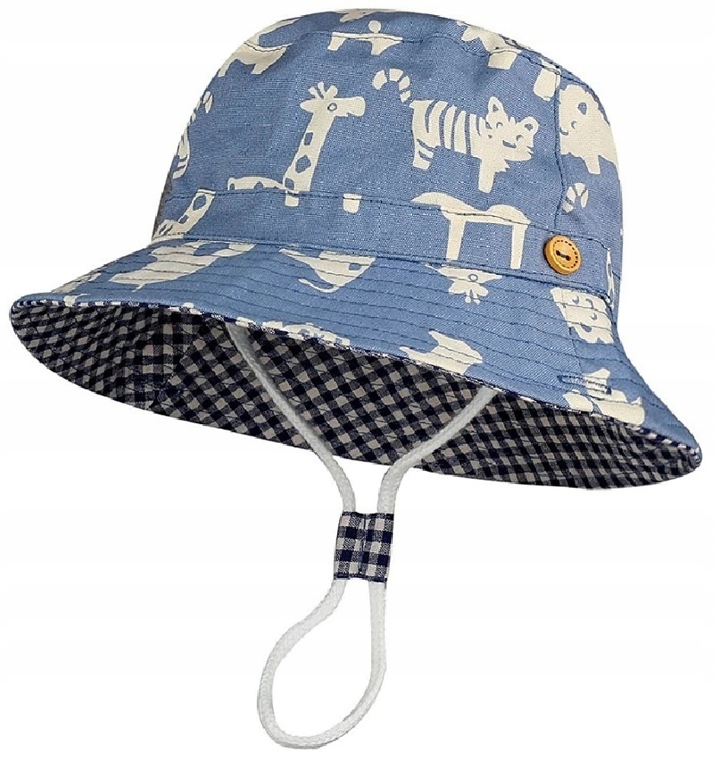 

Kapelusz Dziecięcy Chłopięcy Wiązany Zoo 52-54 CM