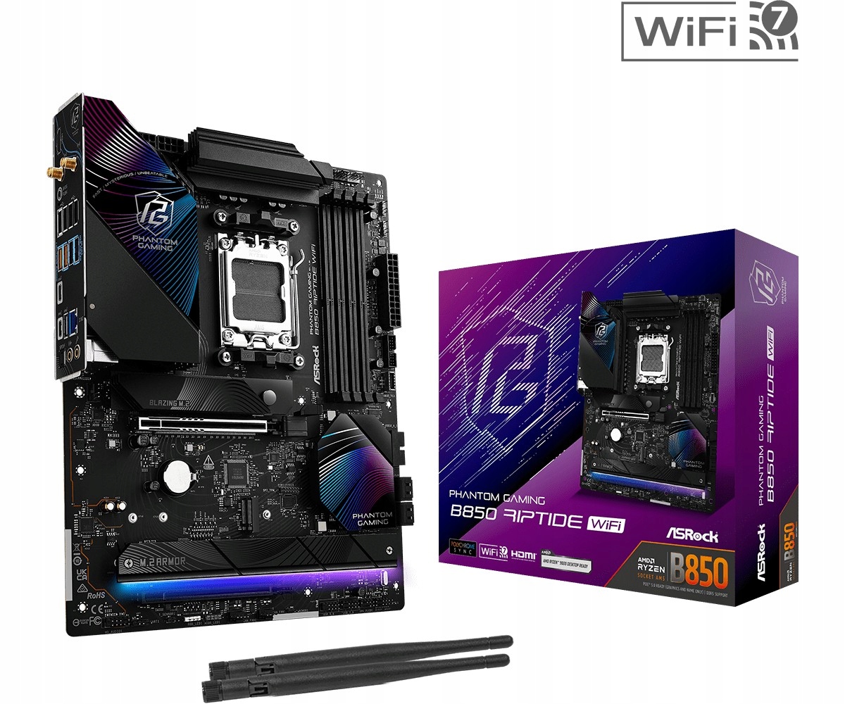 Płyta główna B850 Phantom Gaming Riptide WiFi