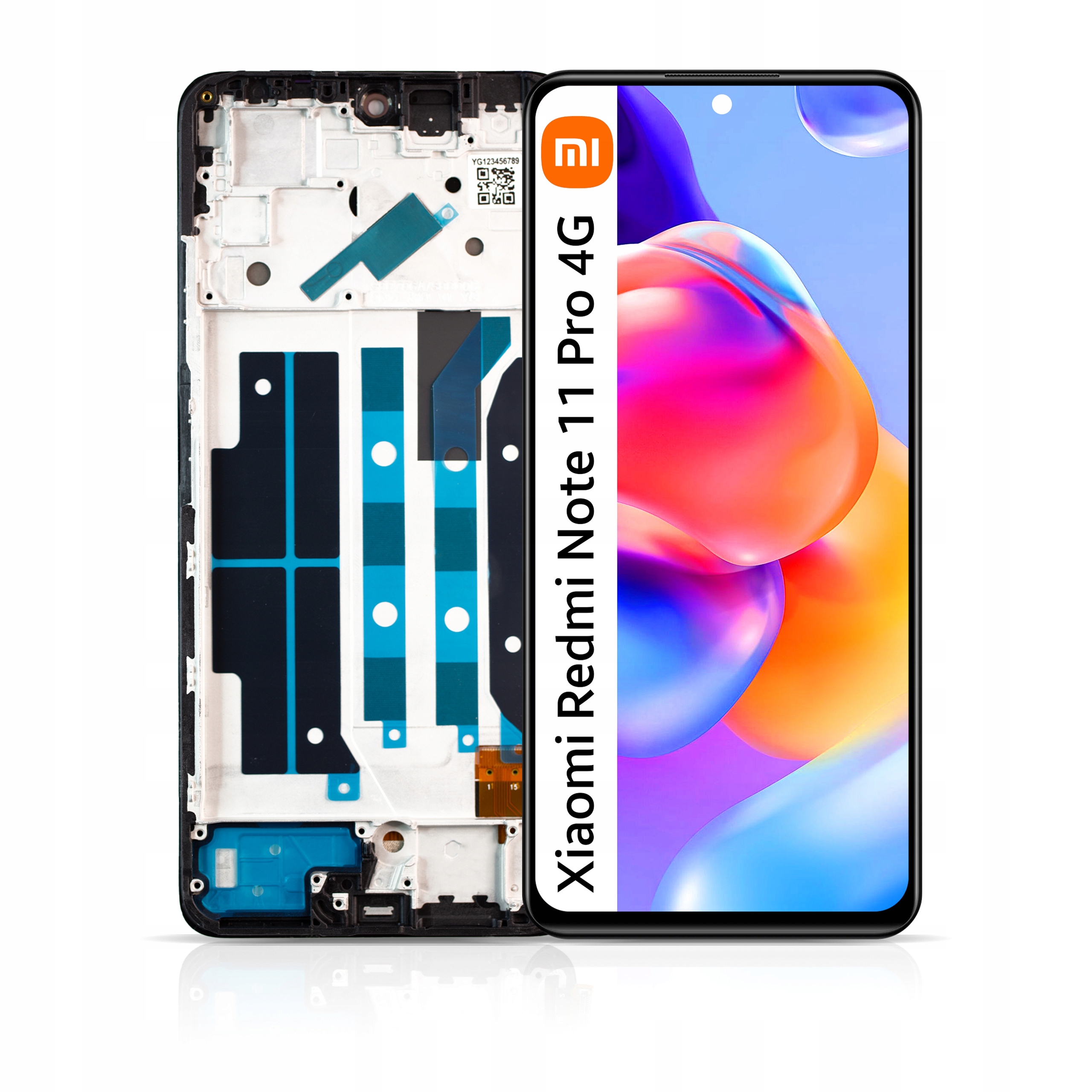 Oled pre Xiaomi Redmi Note 11 Pro 4G LCD displej Digitizer Dotykový rámček