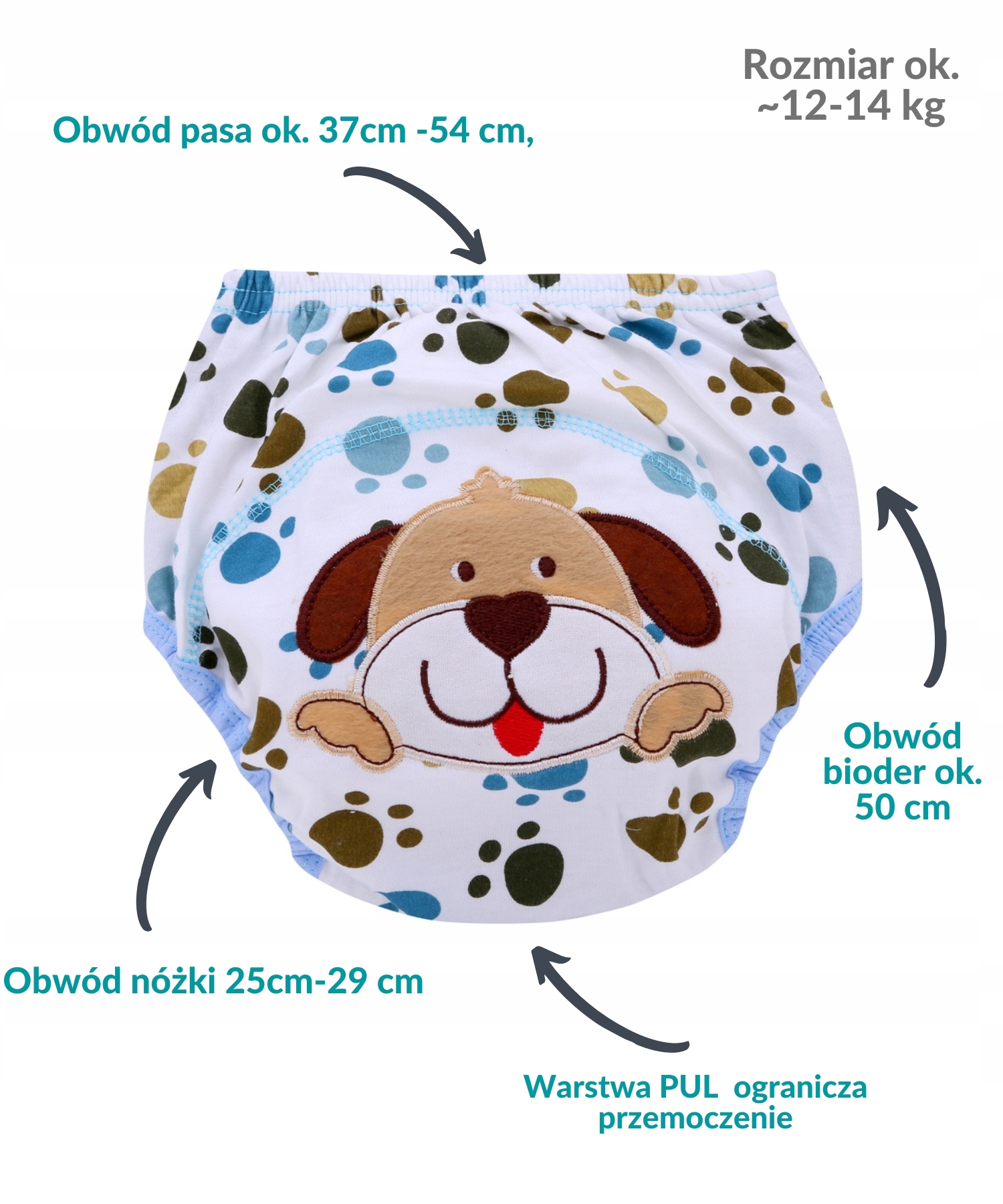 Majtki Majteczki Pieluchy treningowe Nauka nocnika 12-14kg lub 14-17kg Marka Simed