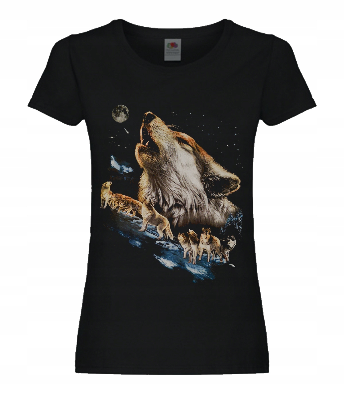Koszulka WILKI WILK MOON WOLF T-Shirt Damski XL