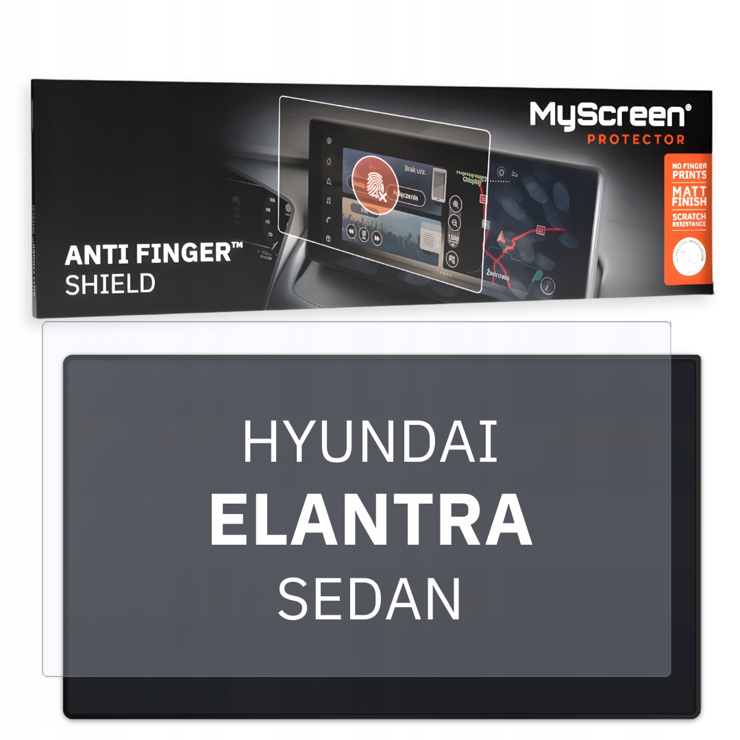 Matná fólie pro Hyundai Elantra Sedan 2014 2015 MyScreen Anti Finger